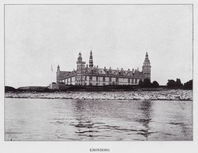 Kjobenhavn / Kopenhaga: Kronborg (zdjęcie czarno-białe) autorstwa Danish Photographer