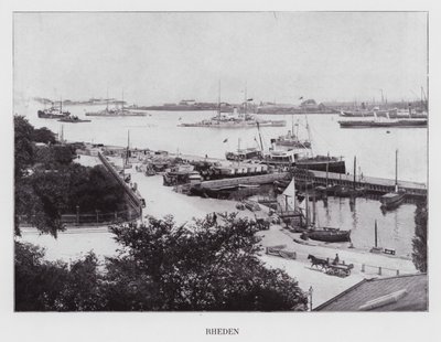 Kjobenhavn / Kopenhaga: Rheden (zdjęcie czarno-białe) autorstwa Danish Photographer