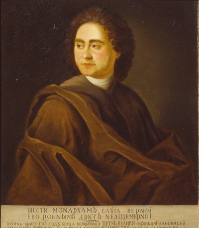 Portret Atanazego Tatiszczewa, Batmana cara Piotra I 1685-1750, 1717 autorstwa Dannhauer