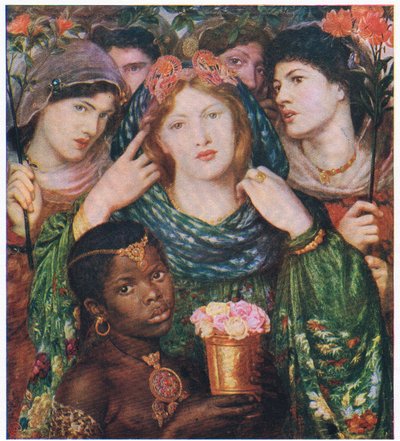 Ukochany, ilustracja z My Magazine (Arthur Mee), ok. 1920-30 (litografia kolorowa) autorstwa Dante Gabriel (after) Rossetti