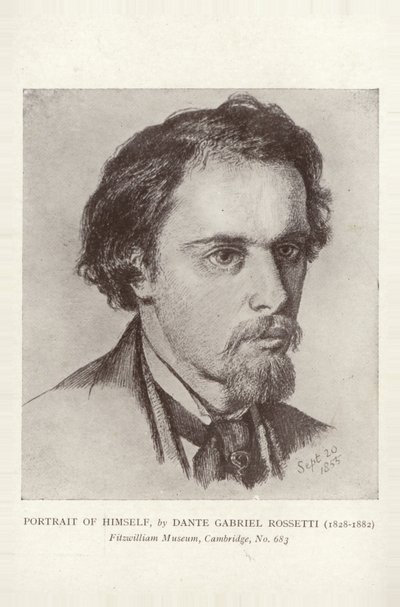 Dante Gabriel Rossetti, angielski malarz, ilustrator i poeta autorstwa Dante Gabriel Charles Rossetti