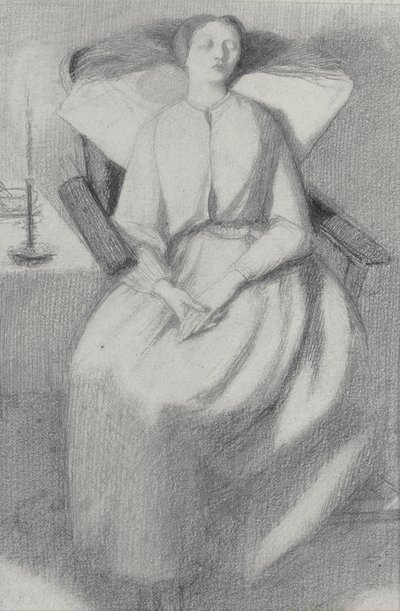 Elżbieta Siddal autorstwa Dante Gabriel Charles Rossetti