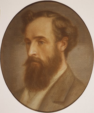 Frederick Leyland (1831-91) (pastel na papierze) autorstwa Dante Gabriel Charles Rossetti