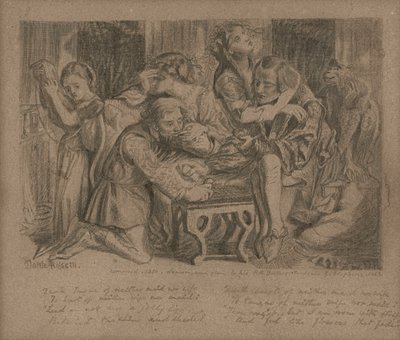 Konie Różowy, 1850 autorstwa Dante Gabriel Charles Rossetti