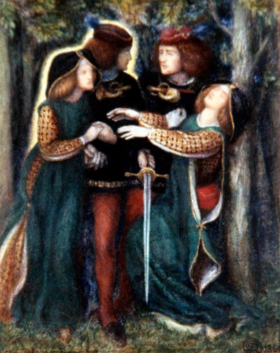 Jak się poznali autorstwa Dante Gabriel Charles Rossetti
