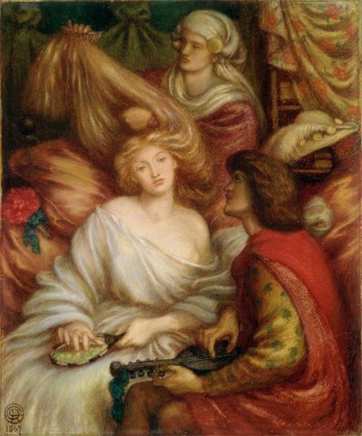 Muzyka poranna autorstwa Dante Gabriel Charles Rossetti