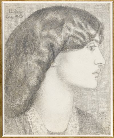 Pani William Morris, 1860 r autorstwa Dante Gabriel Charles Rossetti