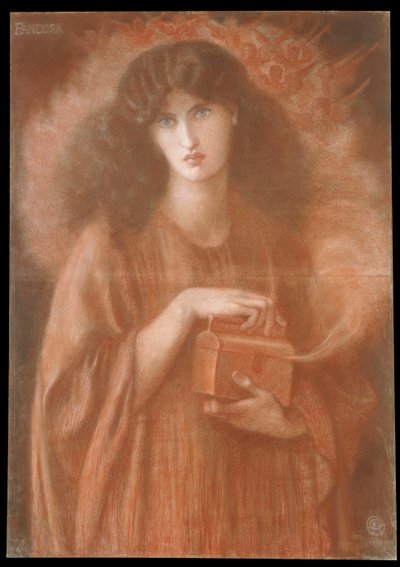 Pandora, 1869 autorstwa Dante Gabriel Charles Rossetti