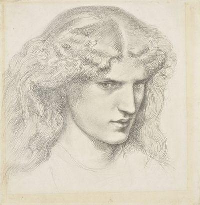 Portret Annie Miller, lata 60. XIX wieku autorstwa Dante Gabriel Charles Rossetti
