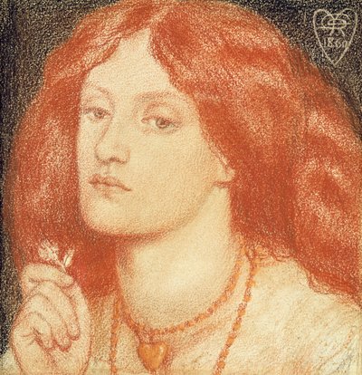 Portret Elżbiety Siddal (1834-62) autorstwa Dante Gabriel Charles Rossetti