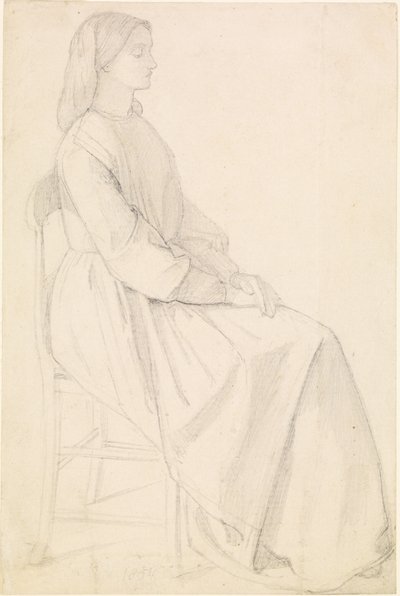 Portret Elizabeth Siddal autorstwa Dante Gabriel Charles Rossetti