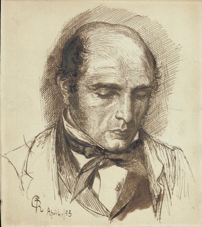 Portret Henryka Polidoriego, 1953 autorstwa Dante Gabriel Charles Rossetti