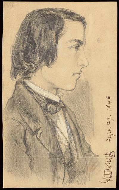Portret Williama Michaela Rossettiego, 1846 autorstwa Dante Gabriel Charles Rossetti