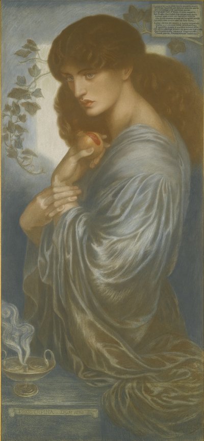 Prozerpina autorstwa Dante Gabriel Charles Rossetti