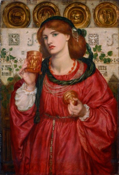 Kochający Puchar, 1867 autorstwa Dante Gabriel Charles Rossetti