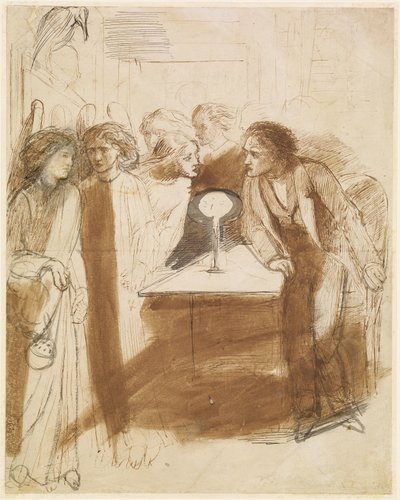 Kruk - Anielskie kroki, ok. 1847 r. autorstwa Dante Gabriel Charles Rossetti
