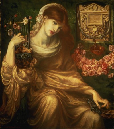 Rzymska wdowa autorstwa Dante Gabriel Charles Rossetti