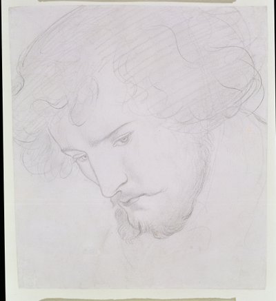 Nasienie Dawida — studium dla Dawida, 1859-1862 autorstwa Dante Gabriel Charles Rossetti