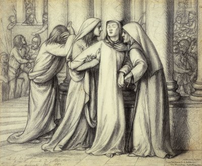 Pocieszenie Najświętszej Maryi Panny, 1891 autorstwa Dante Gabriel Charles Rossetti