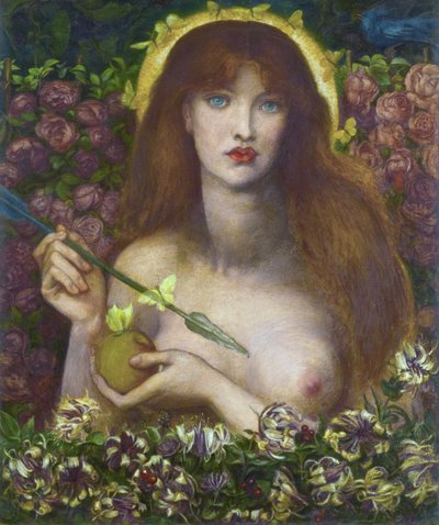 Venus Verticordia (Wenus zmieniacz serc) - Praca Dante Gabriel Rossetti (1828-1882) autorstwa Dante Gabriel Charles Rossetti