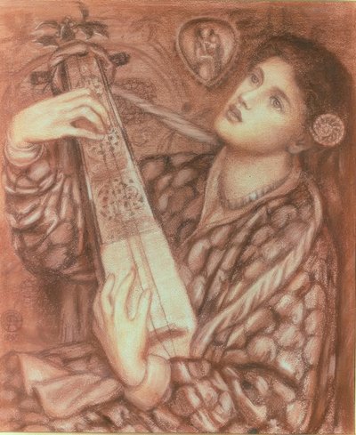 Opowieść wigilijna autorstwa Dante Gabriel Charles Rossetti