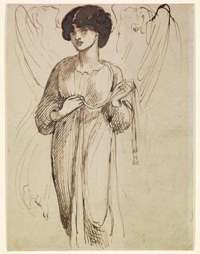 Astarte Syriaca - studium postaci autorstwa Dante Gabriel Rossetti