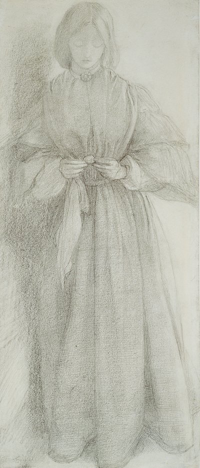 Elizabeth Siddal (pani Dante Gabriel Rossetti) autorstwa Dante Gabriel Rossetti
