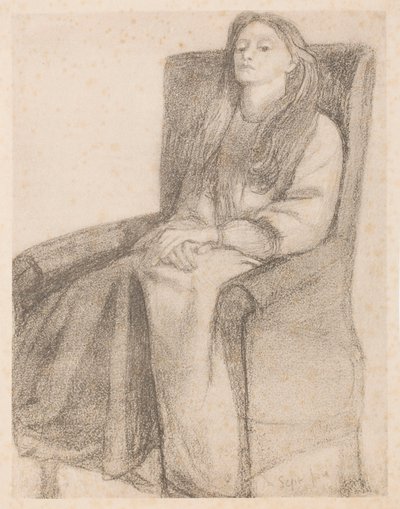 Elizabeth Siddal autorstwa Dante Gabriel Rossetti