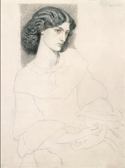 Jane Burden (1840-1914) autorstwa Dante Gabriel Rossetti
