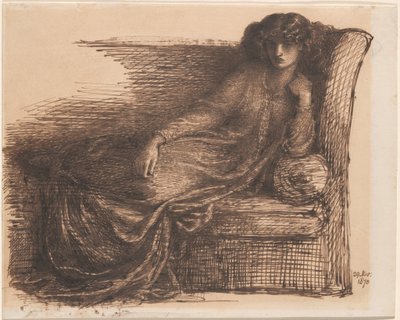 Jane Morris autorstwa Dante Gabriel Rossetti