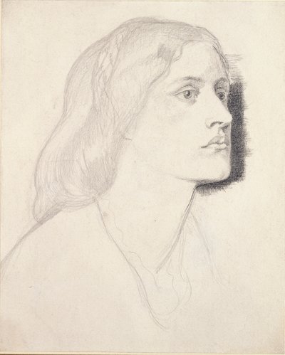 Portret panny Ruth Herbert, prawdopodobnie 1858 autorstwa Dante Gabriel Rossetti