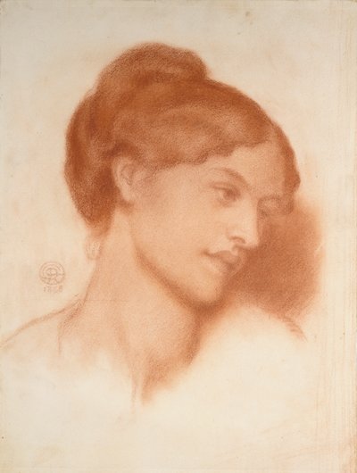 Portret pani Murray Marks, 1868 autorstwa Dante Gabriel Rossetti