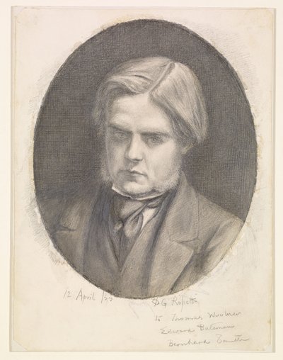 Portret Williama Holmana Hunta (1827-1910) autorstwa Dante Gabriel Rossetti