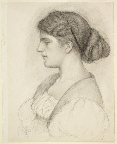 Popiersie profilowe Fanny Cornforth autorstwa Dante Gabriel Rossetti