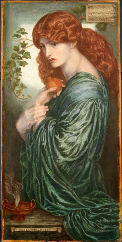 Proserpine autorstwa Dante Gabriel Rossetti
