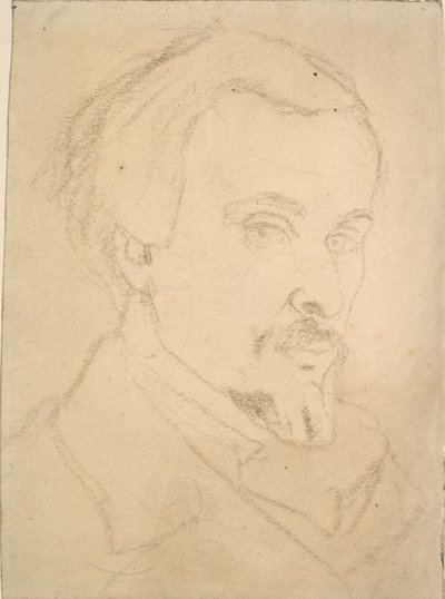 Autoportret, c1850-1870 autorstwa Dante Gabriel Rossetti