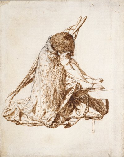 Św. Cecylia, ok. 1850 r. autorstwa Dante Gabriel Rossetti