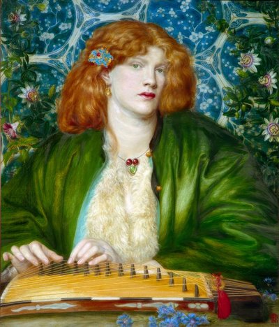 Niebieska altana autorstwa Dante Gabriel Charles Rossetti