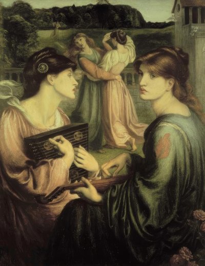 Łąka altana autorstwa Dante Gabriel Charles Rossetti