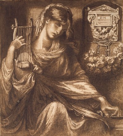 Rzymska wdowa, ok. 1870 r. autorstwa Dante Gabriel Rossetti