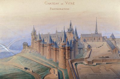 Plan renowacji zamku Vitre autorstwa Darcy L.