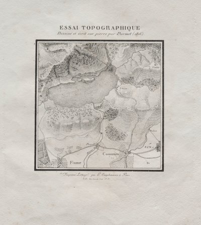 Zbiór esejów litograficznych: Esej topograficzny autorstwa Darmet