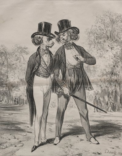 Niesamowite mody. Jesienne Lwy, 1839. autorstwa Darny
