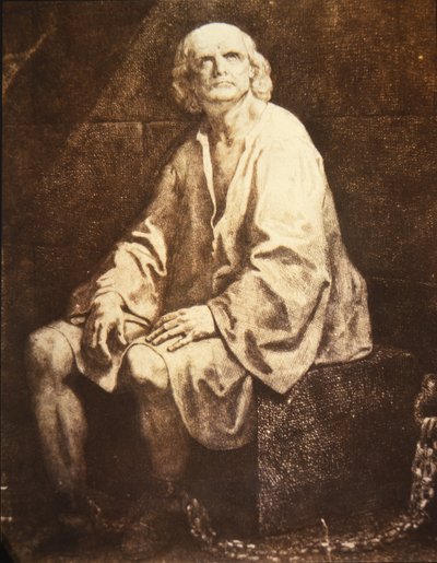 Krzysztof Kolumb w łańcuchach (lito) autorstwa John Ward Dunsmore