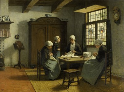 W sierocińcu w Katwijk-Binnen autorstwa David Adolph Constant Artz