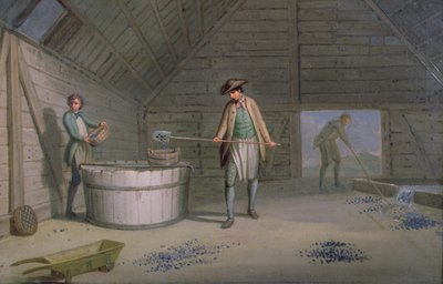 Lead Mining w Leadmills, mycie i przesiewanie ołowiu autorstwa David Allan