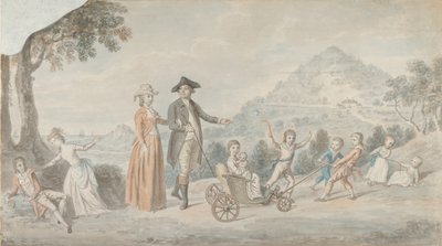 Rodzina Sir Jamesa Huntera Blaira, 1. baroneta 1741-1787, ca. 1785. autorstwa David Allan
