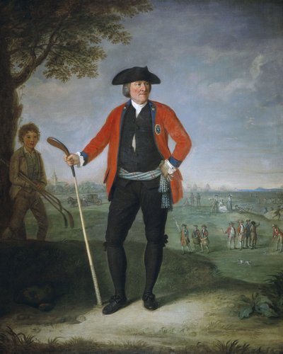 William Inglis, ok. 1712-1792. Chirurg i kapitan honorowej kompanii golfistów z Edynburga autorstwa David Allan
