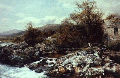 Młyn, Północna Walia autorstwa David Bates