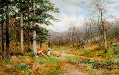 On The Long Mynd, Church Stretton, 1907. autorstwa David Bates